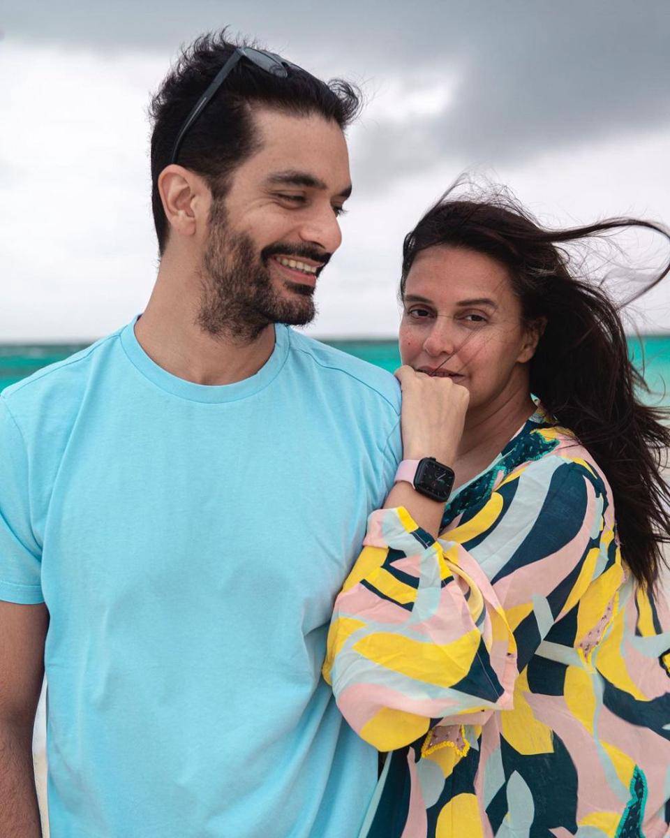 Neha Dhupia dan suami (instagram.com/nehadhupia)
