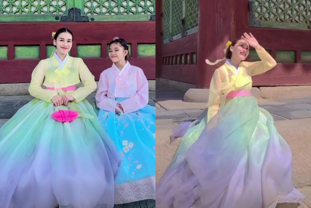 10 Potret Ayu Ting Ting Pakai Hanbok, Pesonanya bak Eonnie Korea