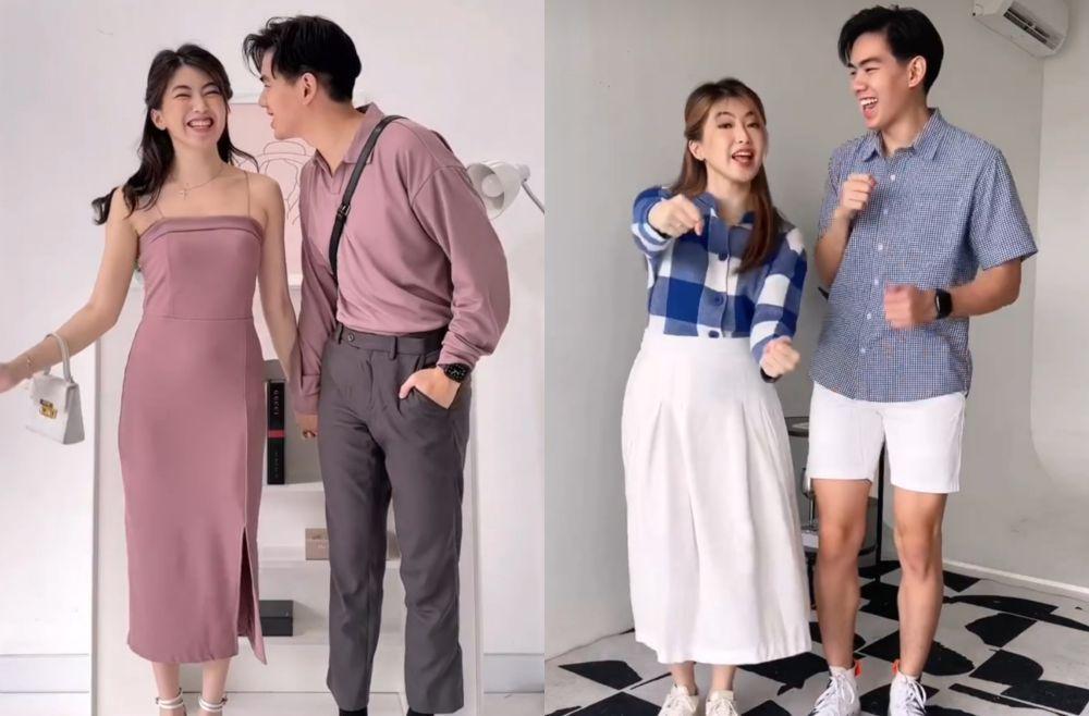 12 Referensi Outfit Couple ala Tere Lie dan Kenneth Santana