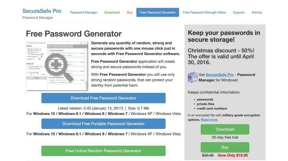 SecureSafe Pro Password Generator (securesafepro.com)