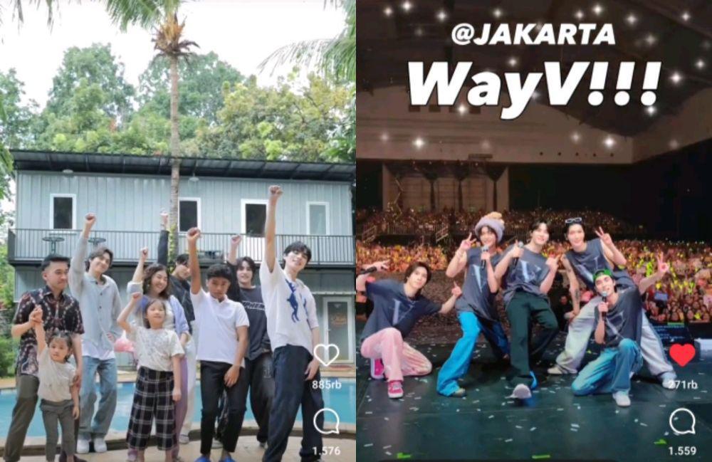 10 Potret Keseruan WayV Berkunjung ke Rumah Ruben Onsu, Cobain Terasi!