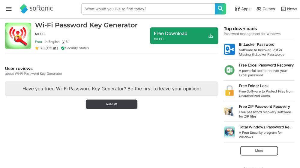 Wi-Fi Password Key Generator (wifi-password-key-generator.en.softonic.com)