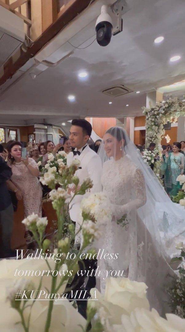 pemberkatan nikah Jessica Mila dan Yakup Hasibuan (instagram.com/jscmila0