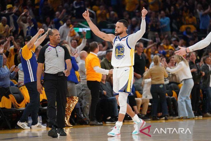 Warriors lawan Lakers di semifinal wilayah NBA. (ANTARA FOTO/USA TODAY Sports via Reuters/Cary Edmondson)