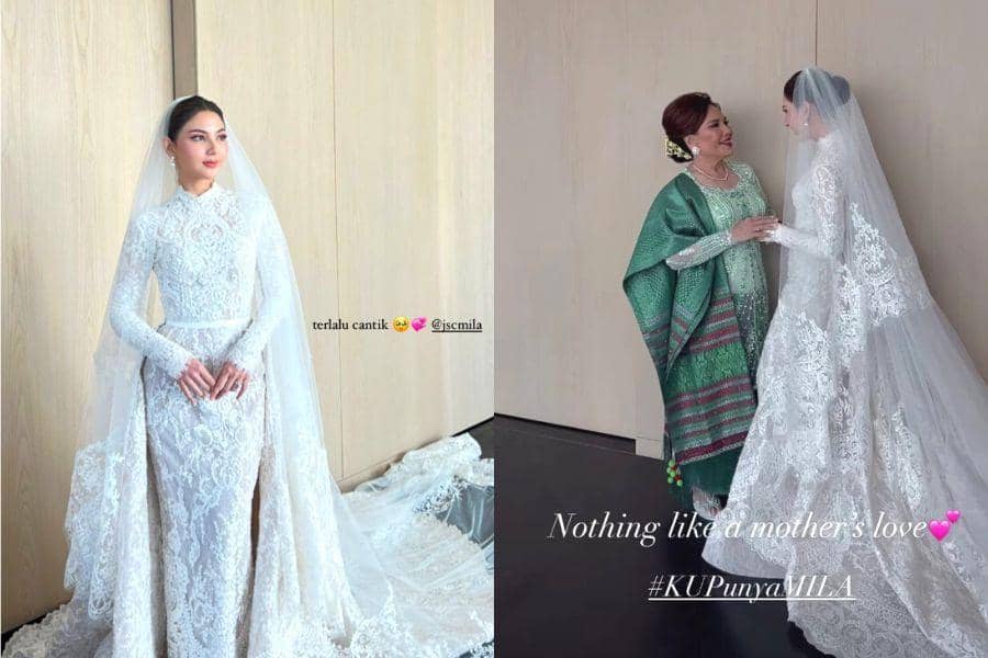 8 Makeup dan Busana Pemberkatan Jessica Mila, Anggun bak Putri Raja!
