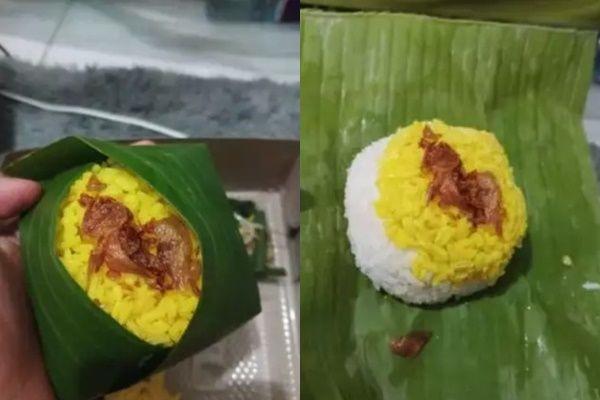 10 Potret Isian Nasi Bungkus Ini Gak Sesuai Prediksi, Penonton Kecewa!