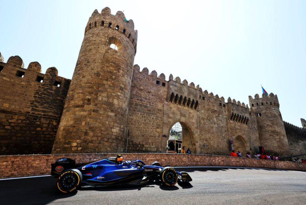 Logan Sargeant pada GP Azerbaijan 2023. (twitter.com/LoganSargeant)