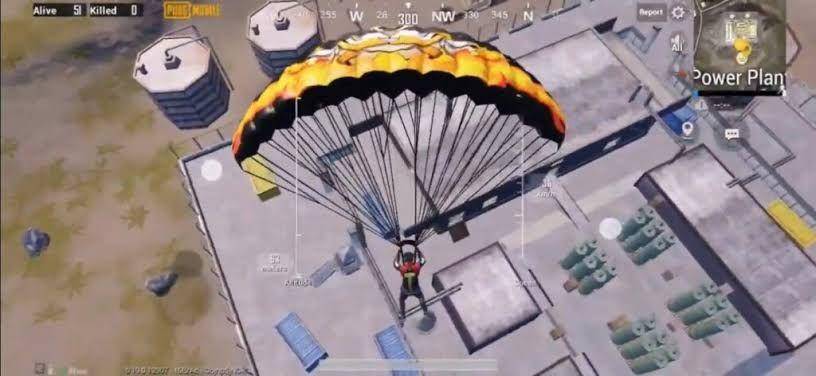 pemain landing di tempat sepi (dok. Tencent Games/PUBG Mobile)