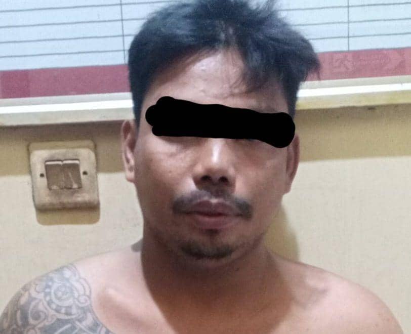 Aso (37), warga Makasaar yang ditangkap karena mencuri 3 unit motor. (Istimewa)