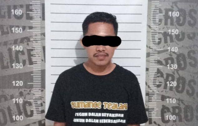 Sudirman (26) ditangkap usai menikam dan melecehkan mahasiswa. (Istimewa)
