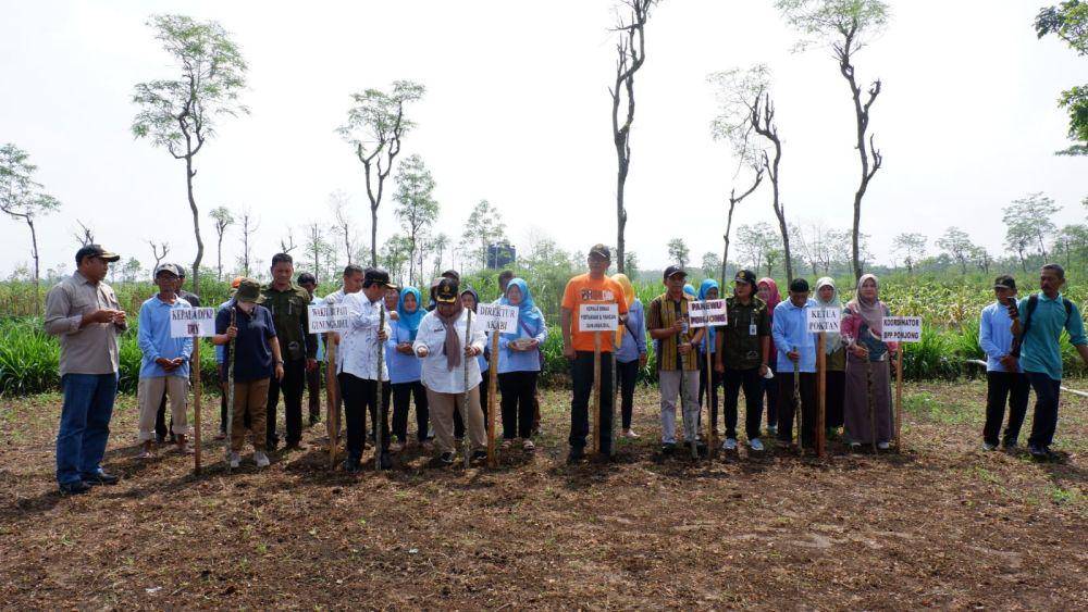 Penanaman bibit kedelai di Gunungkidul.(Dok.Istimewa)