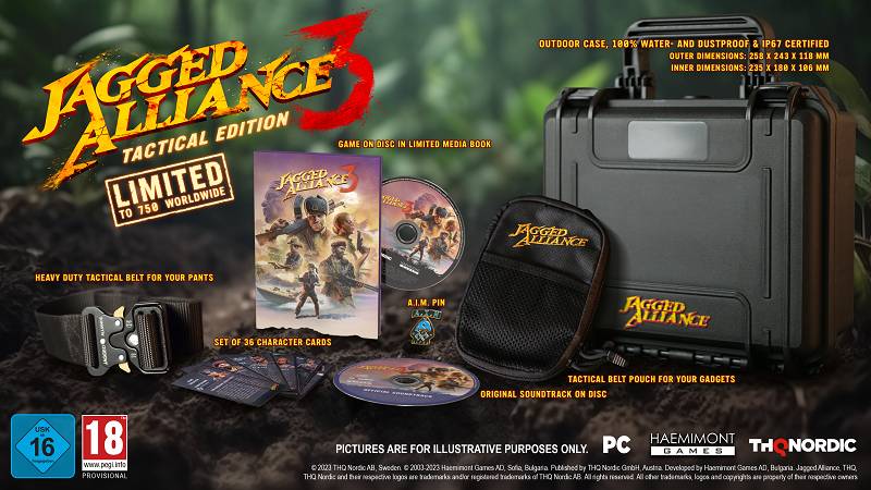 Inilah Isi dari Jagged Alliance 3 Collector's Edition!