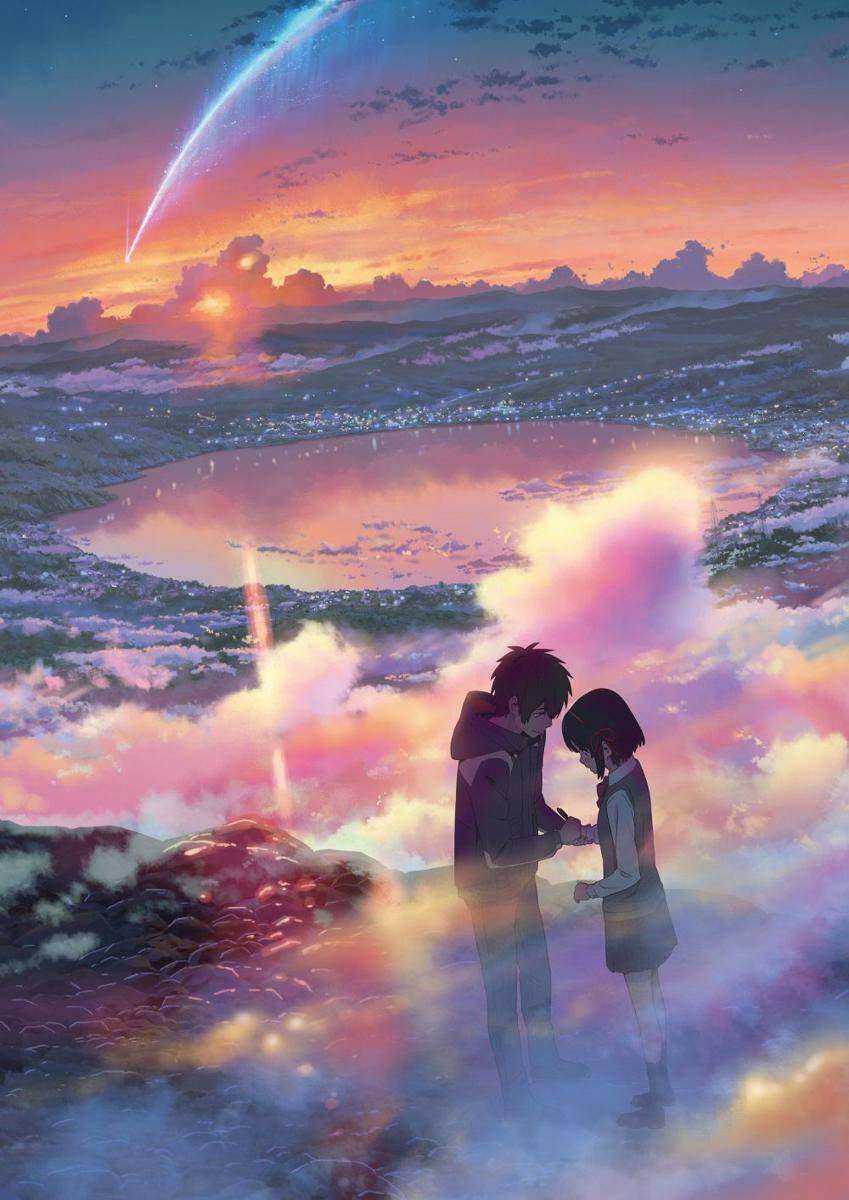 Taki dan Mitsuha dari anime Kimi no Nawa (dok. CoMix Wave Films/ Kimi no Nawa)