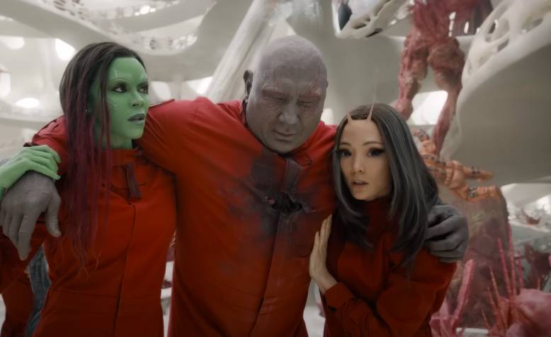 potret Mantis bersama Drax dan Gamora di Guardians of the Galaxy Vol.3 (dok. Marvel Entertainment/Guardians of the Galaxy Vol.3)