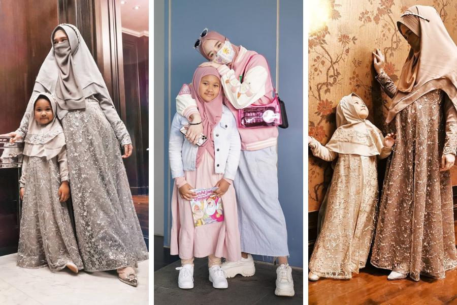 OOTD hijab syar'i ala Starla dan Inara (instagram.com/mommy_starla)