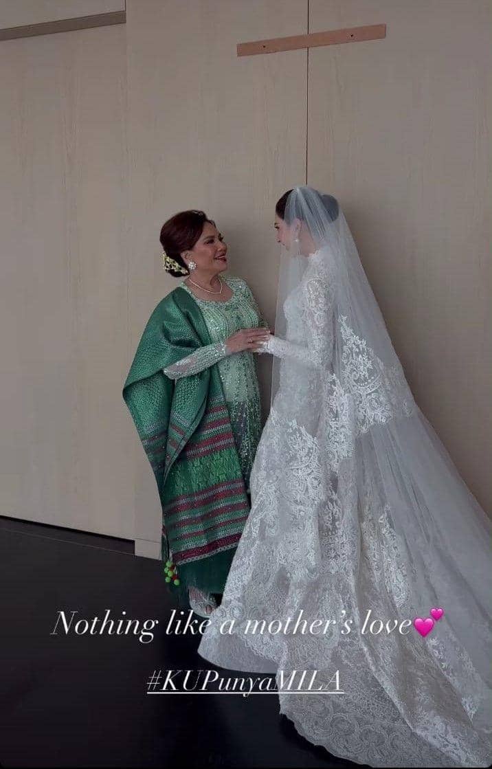 Gaya makeup dan busana Jessica Mila di acara pemberkatan (instagram.com/jscmila)