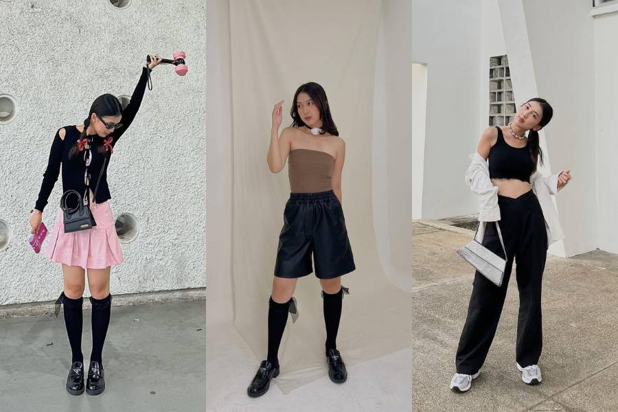 Outfit nuansa hitam ala Azahra Nabila (instagram.com/azahhra)