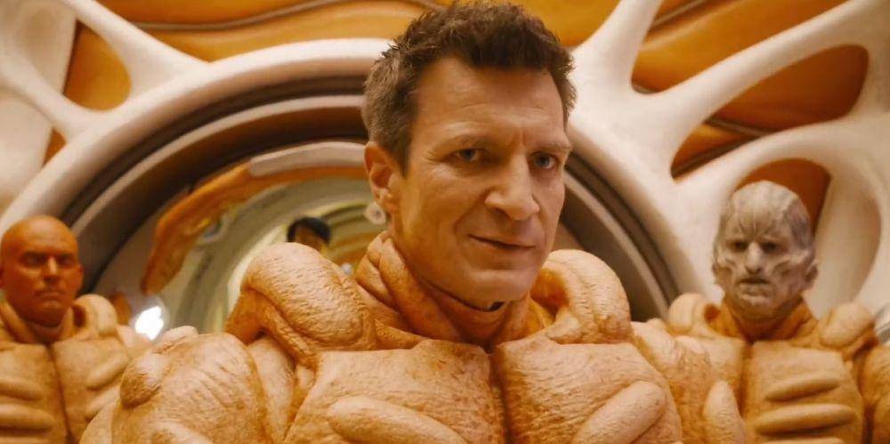 Nathan Fillion sebagai Master Karja di Guardians of the Galaxy Vol. 3 (dok. Marvel/Guardians of the Galaxy Vol. 3)