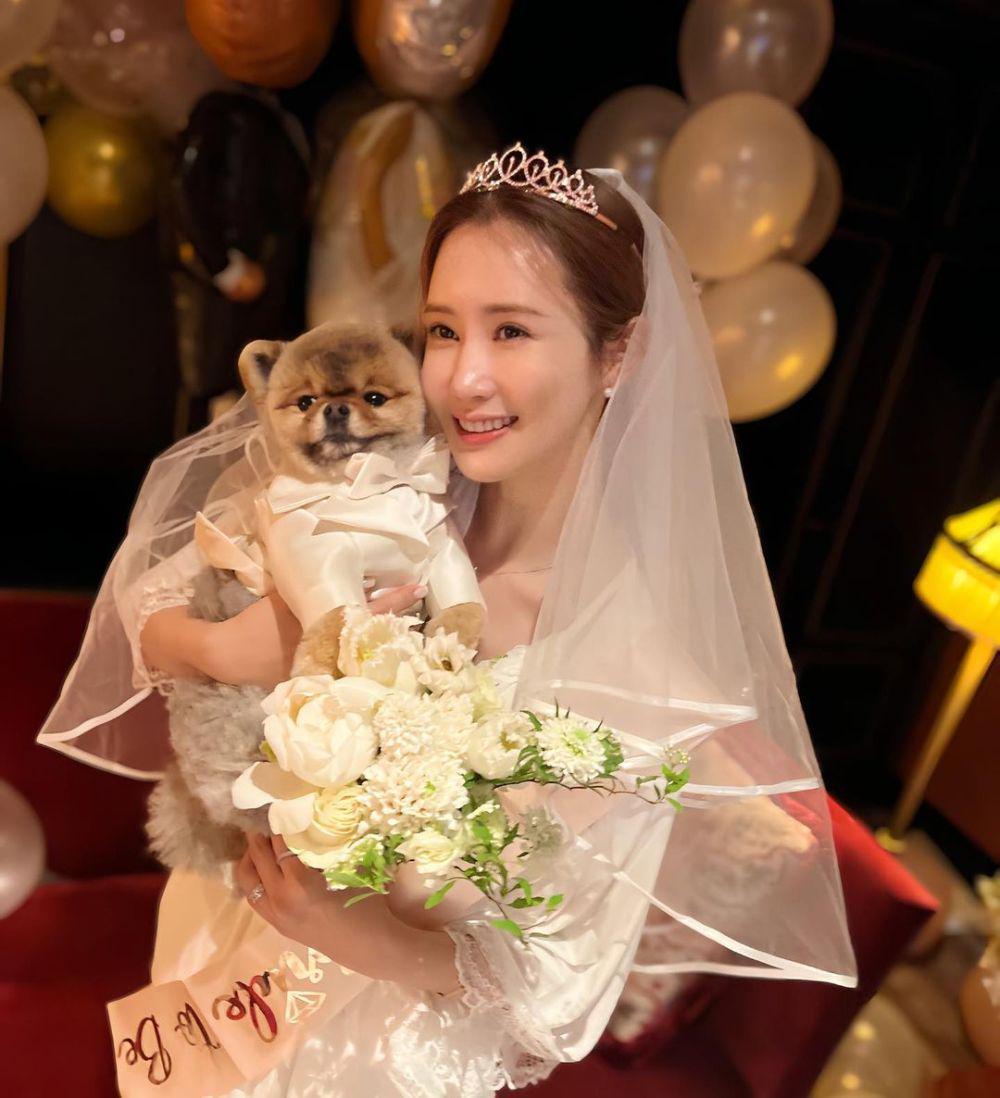 potret bridal shower Lee Da Hae (instagram.com/leedahey4eva)