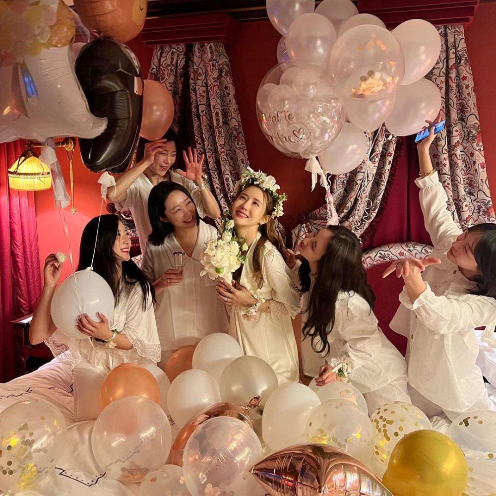 potret bridal shower Lee Da Hae (instagram.com/chae2_oh)