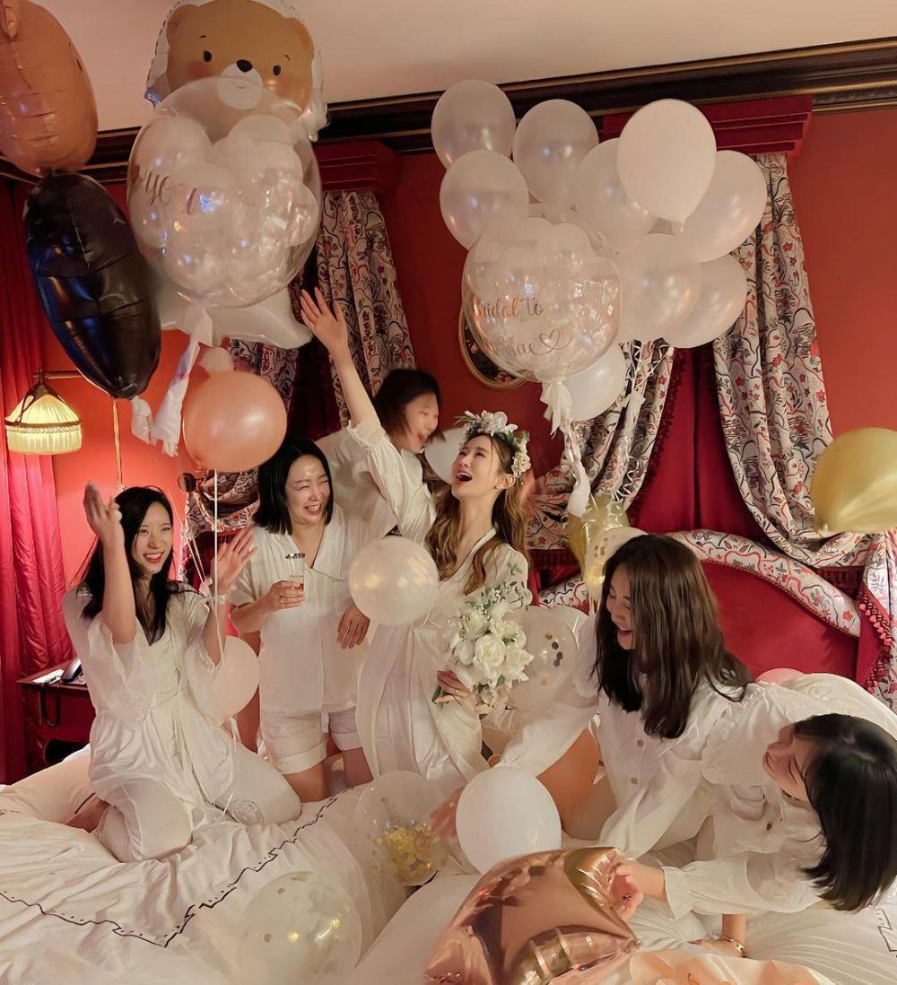 potret bridal shower Lee Da Hae (instagram.com/leedahey4eva)