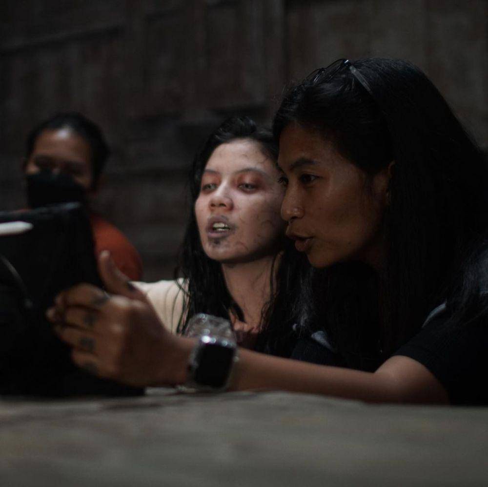 Gisellma Firmansyah di balik layar film Sewu Dino (Instagram.com/gisellamaf)