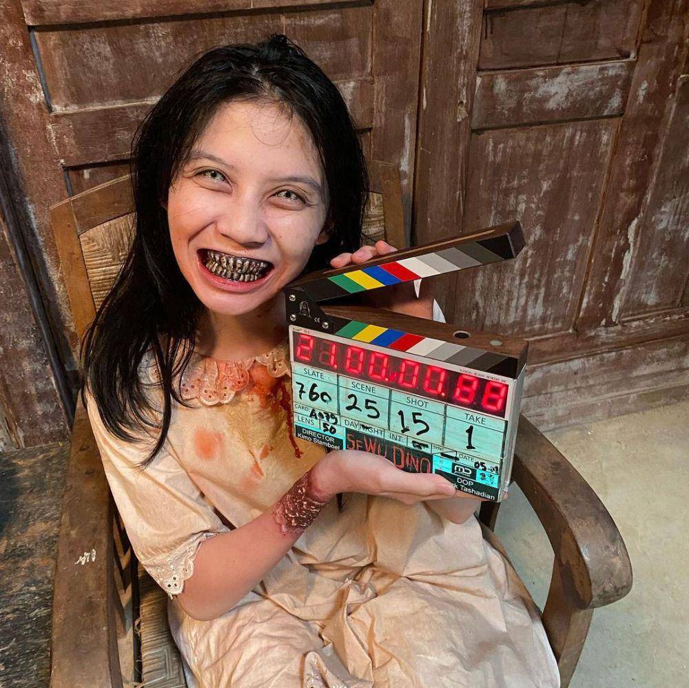 Gisellma Firmansyah di balik layar film Sewu Dino (Instagram.com/gisellamaf)
