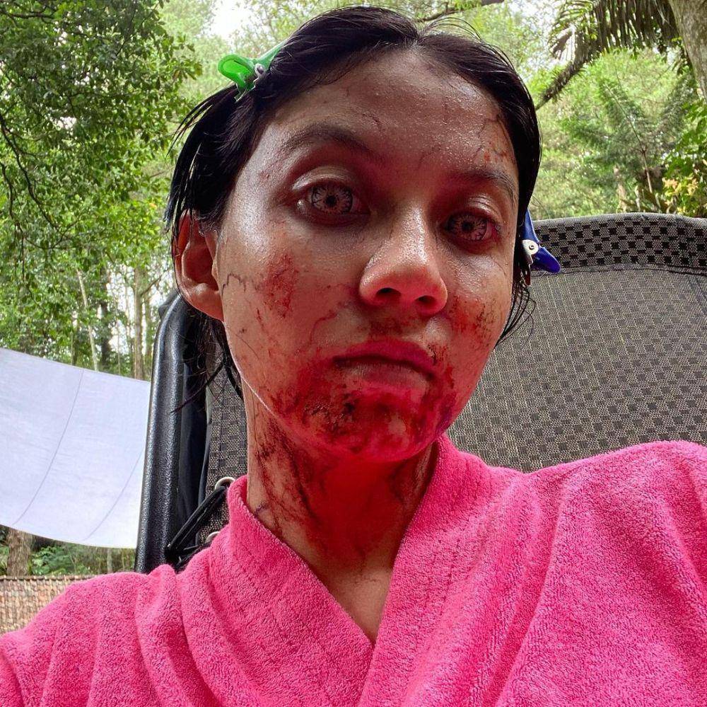 Gisellma Firmanysah di balik layar film Sewu Dino (Instagram.com/gisellmaf)