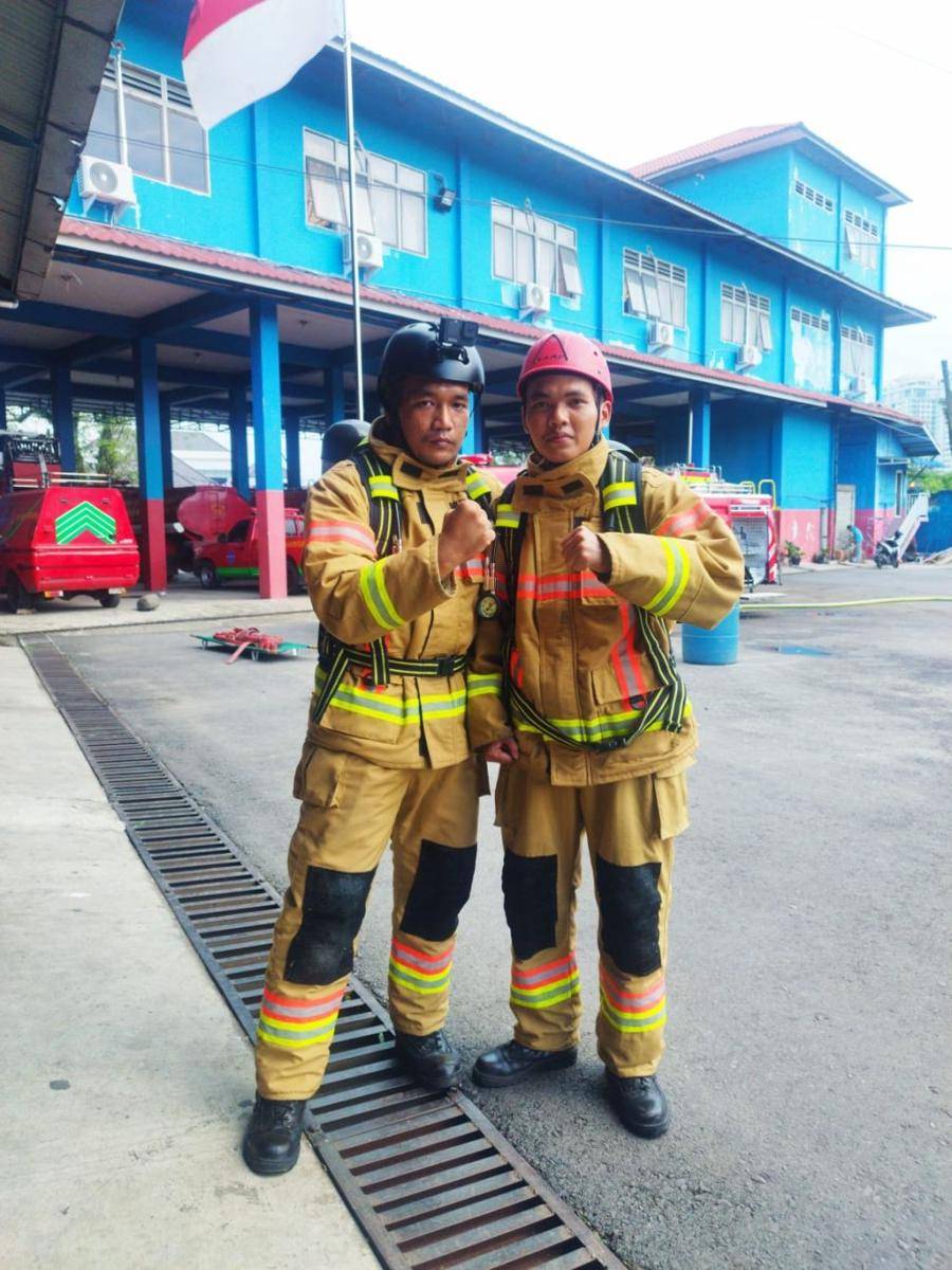 Para petugas Damkar Pemko Medan (Dok. Istimewa)