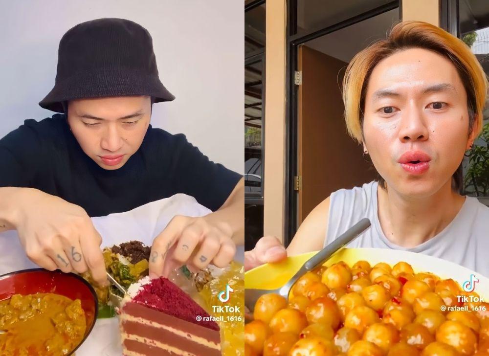 9 Potret Rafael Tan Mukbang hingga Eksperimen Makanan, Ngiler!