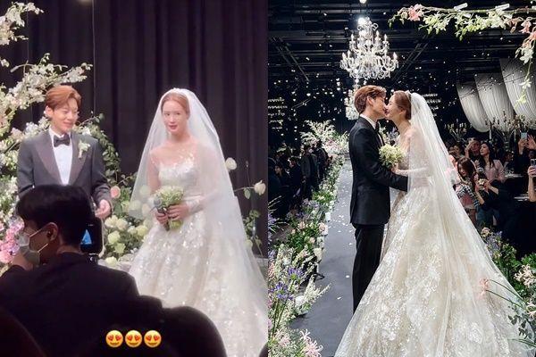 10 Potret Meriah Pernikahan Se7en dan Lee Da Hae, bak Negeri Dongeng