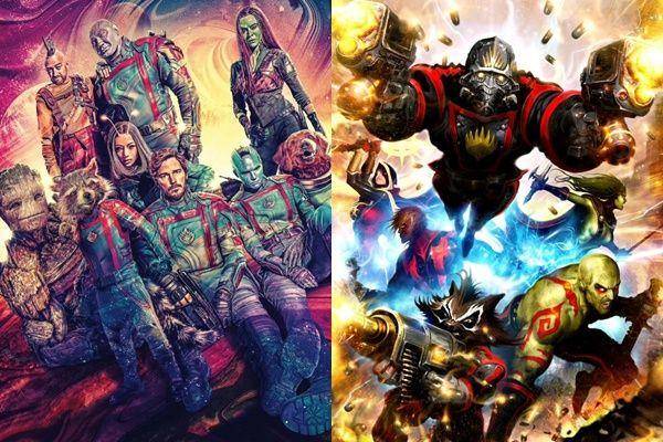 Guardians of the Galaxy versi MCU vs komi (dok. Marvel | dok. Marvel Comics)