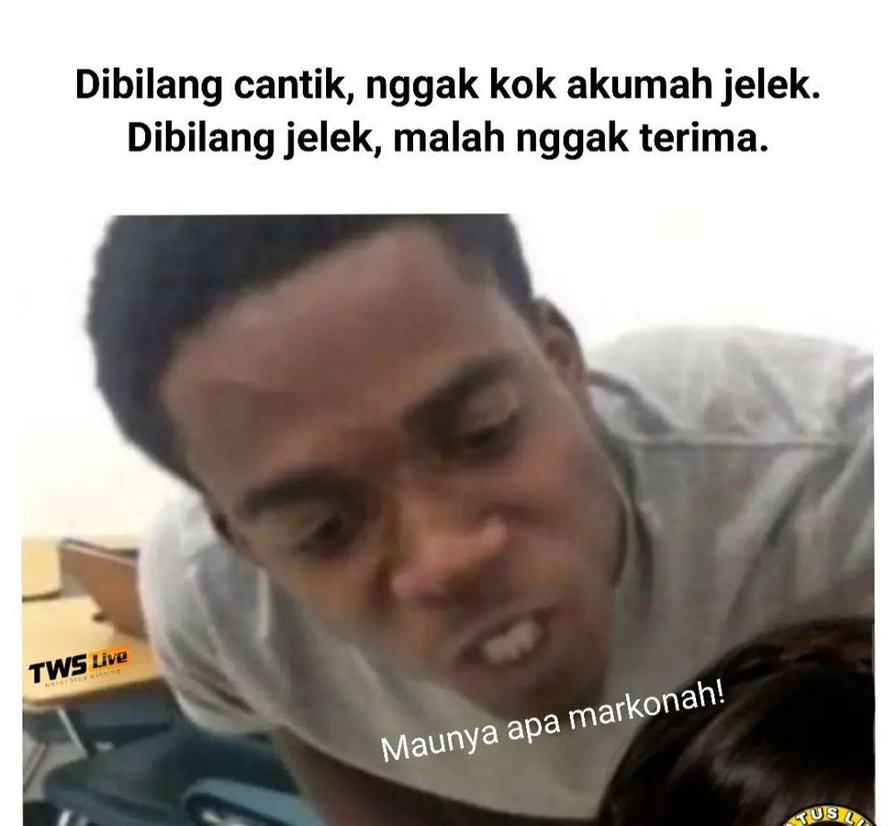 meme kesal (instagram.com/statuslucu_official)