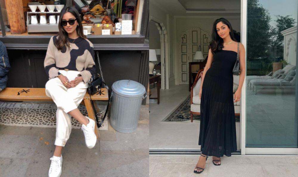 10 Referensi Outfit Vacation ala Hannah Desai, Santai Banget!