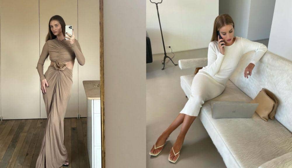 10 Ide Outfit Dress ala Model Rosie Huntington-Whiteley, Memukau!