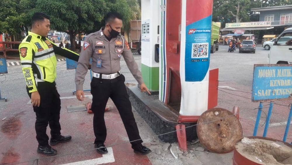 Petugas SPBU di Ogan Ilir Tewas Tertabrak Bus Saat Akan Isi BBM