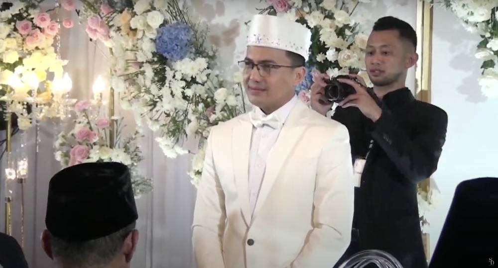 potret pernikahan Sahrul Gunawan dan Dine Mutiara (youtube.com/DINE WITH SAHRUL GUNAWAN)