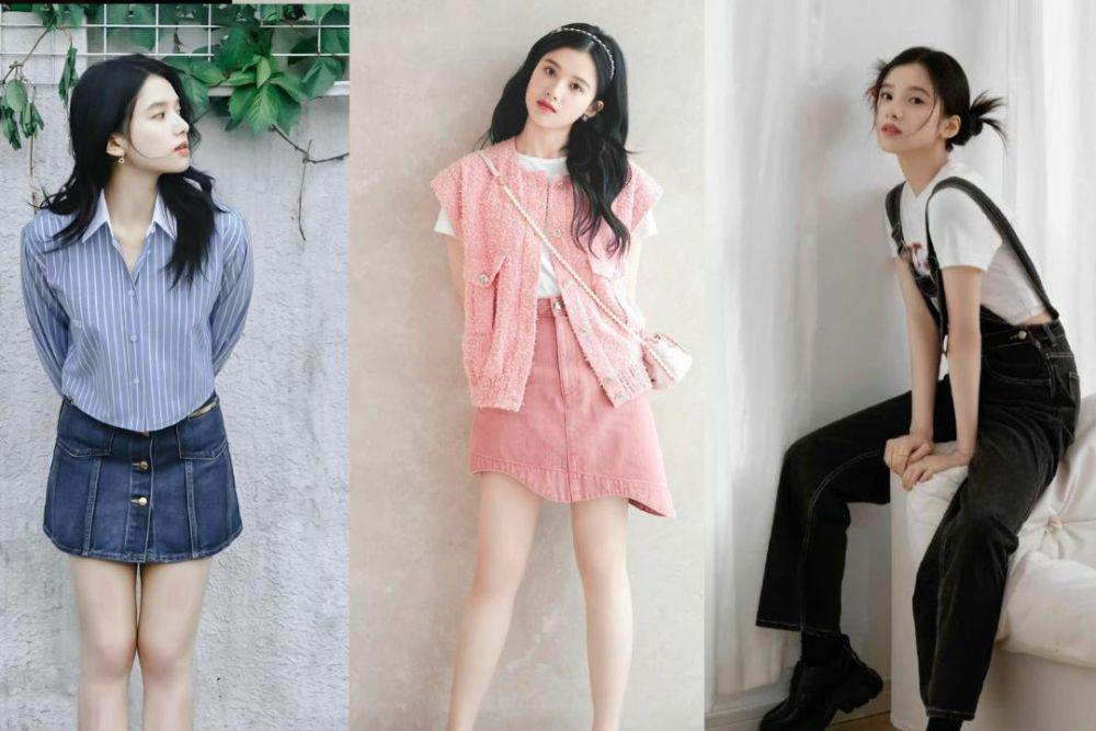 10 Inspirasi OOTD Kasual ala Zhang Jing Yi, Tetap Modis dan Comfy!