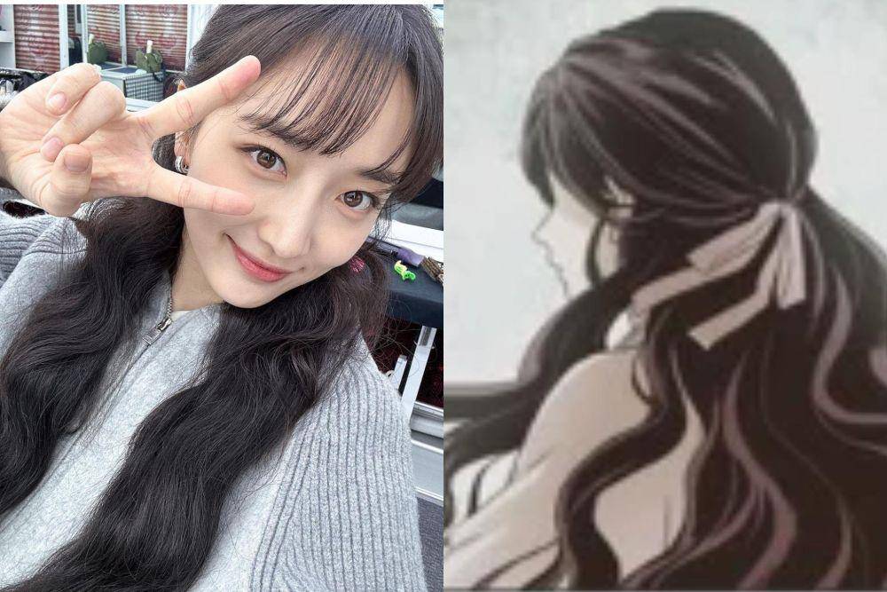 Potret Pyo Ye Jin (instagram.com/yjiinp) | Potret Kang Young Hwa di webtoon The Moon that Rises in the Day