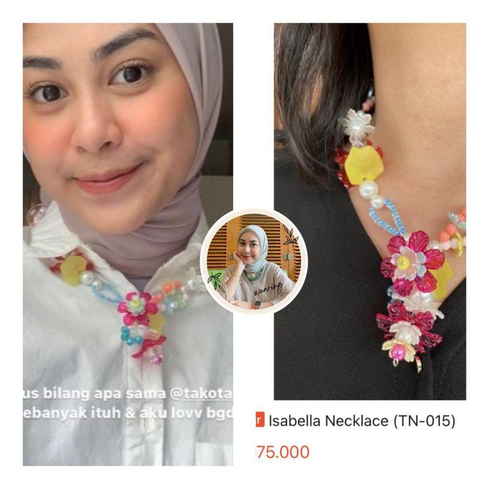 Kalung ala Dianty Annisa (instagram.com/diantyy.wearing)