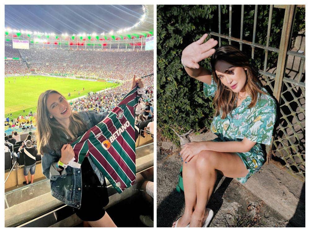 10 Potret Luna Maya Jalan-Jalan di Brasil, Asyik Nonton Bola!