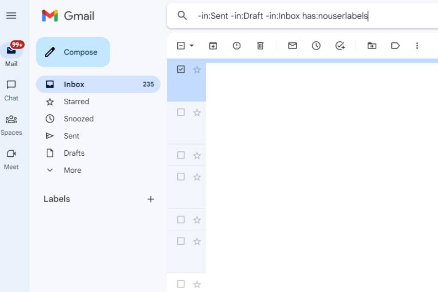 Cara mencari email yang diarsipkan (IDN Times/Ana Widiawati)