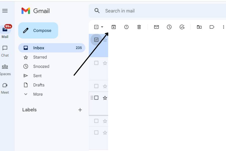 Cara mengarsipkan email di Gmail (IDN Times/Ana Widiawati)