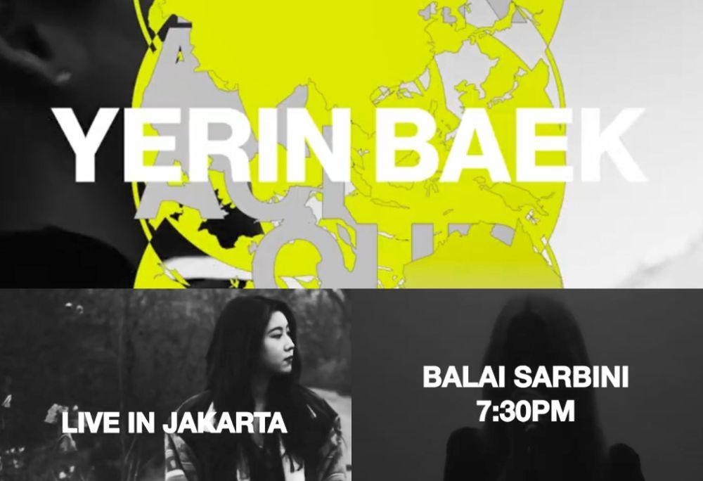 teaser Yerin Baek Live in Jakarta (instagram.com/collectivemindsasia)