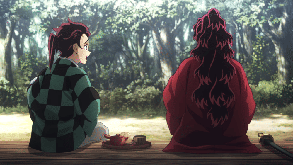 Sumiyoshi dan Yoriichi (dok. Ufotable/ Kimetsu no Yaiba Swordsmith Village Arc)