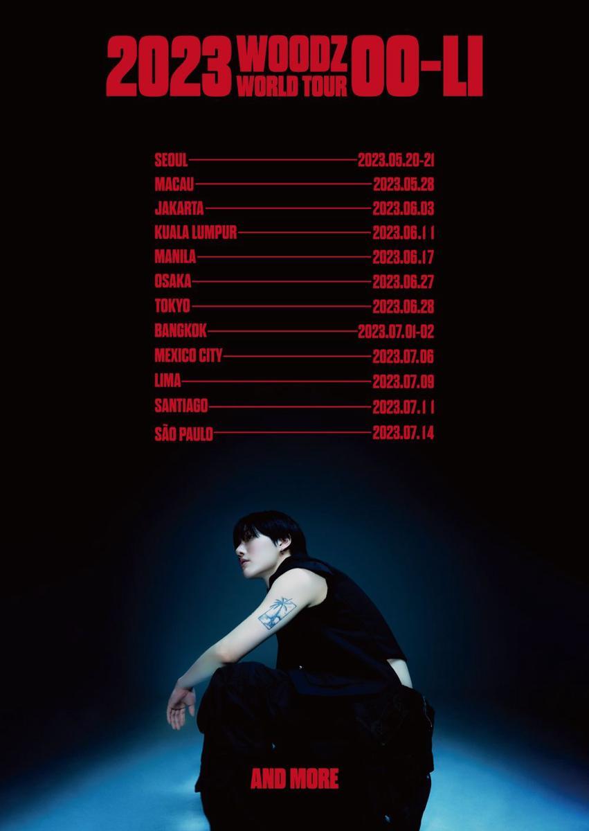 jadwal world tour OO-LI (twitter.com/c_woodzofficial)
