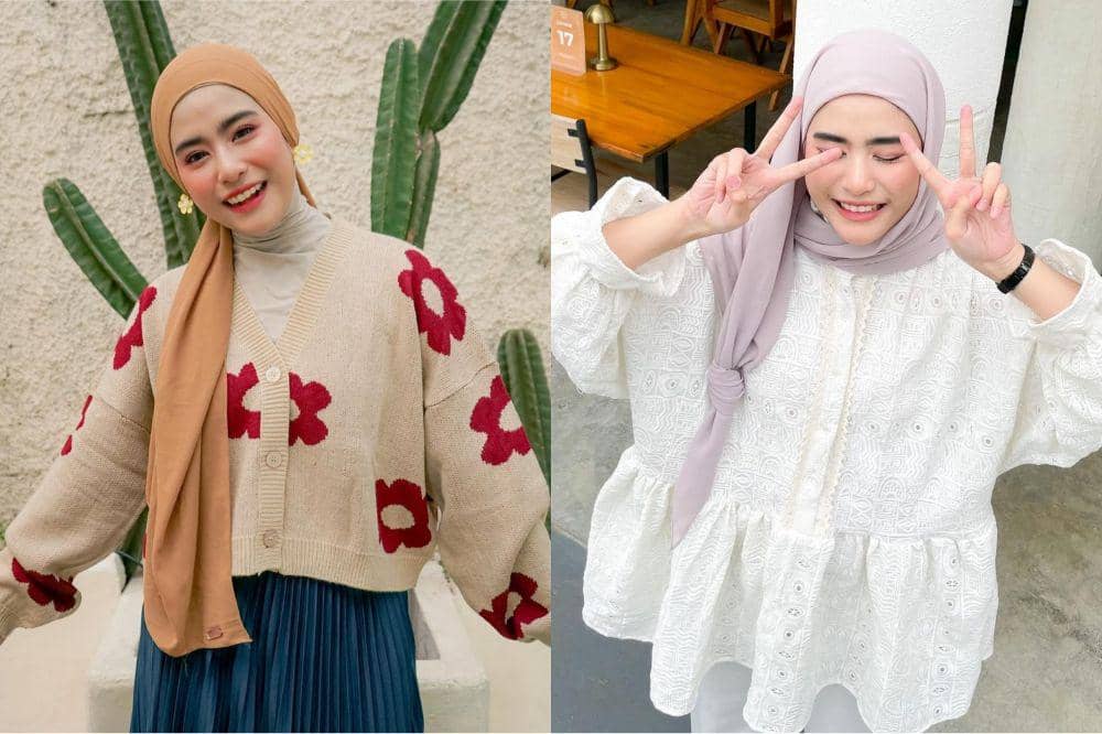 9 Inspirasi Style Hijab ala Azkia Akbar, Cocok buat Beragam Acara