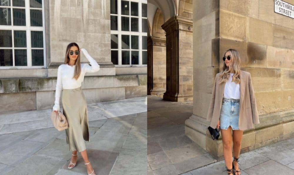 9 Ide Padu Padan Rok ala Lily Clark, Luwes Banget!