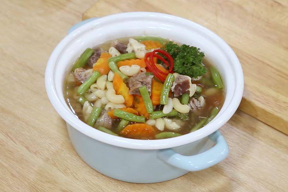 sayur sop makaroni (YouTube.com/Rudy dan Sahabat TV)