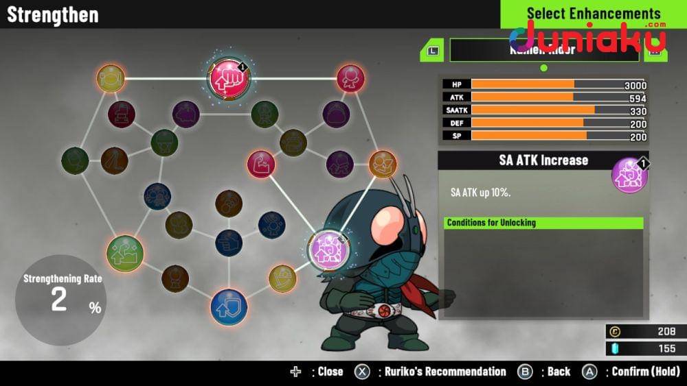 Tangkapan Layar Dimas Ramadhan. Bandai Namco